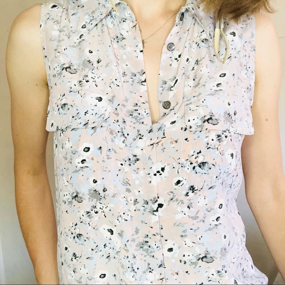 EQUIPMENT Lavender Floral Silk Midi Shirt Dress - Picture 3 of 11